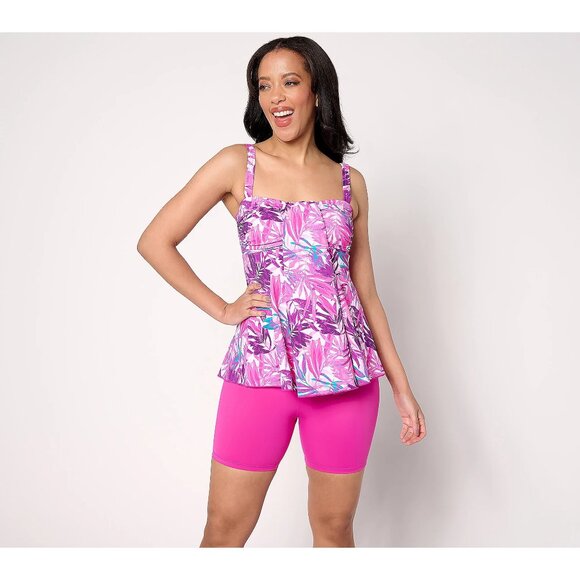 Belle by Kim Gravel Other - Kim Gravel x Swimsuits For All Fly Away Tankini & 5" Boy Short Size 24W Summer